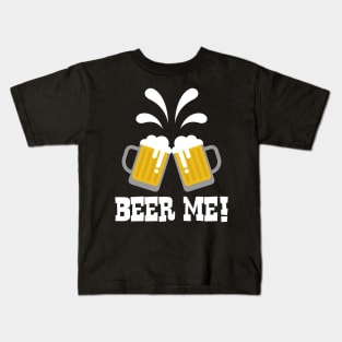 Funny Vintage Drinking Graphic Tee - Beer Me Kids T-Shirt